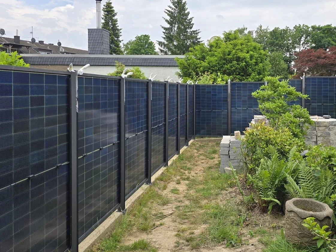 ZaunPV: Stahl, Beton oder Aluminium?
