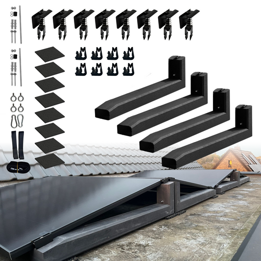 Wattstone 10°V2 Komplettset für 2 PV-Module in Ost-West Ausrichtung