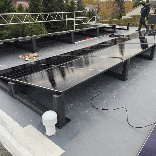 WATTSTONE 10° XL - Gründach PV-Aufständerung aus Feinbeton ohne Zubehör