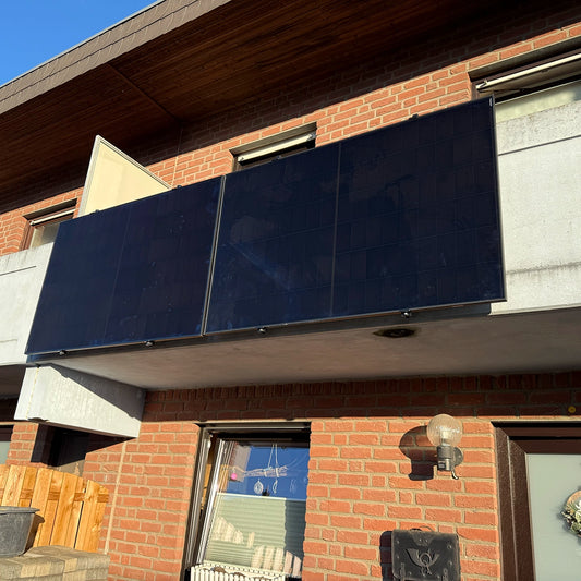 Wattstone Halterung C1020 V2 für Betonbalkone für 1 PV-Modul inkl. Absturzsicherung