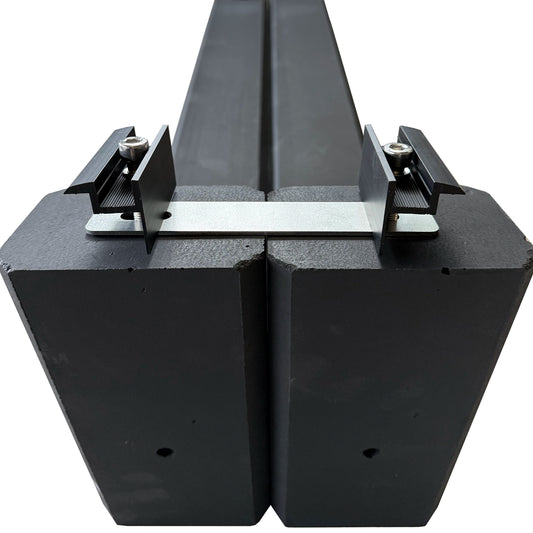 Wattstone Connection Plate 160x30x3mm aus Magnelis® Stahl korrosionsbeständig