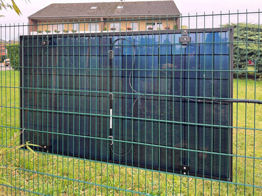 FencePV assembly package M2B for 2 PV modules