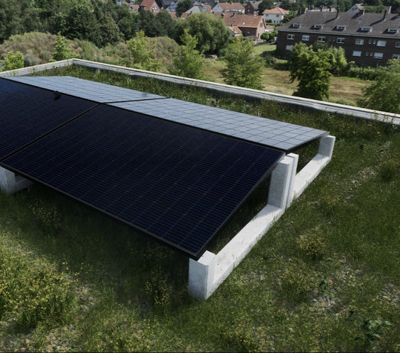 Gründach PV-Aufständerung WATTSTONE 10° XL aus Feinbeton ohne Zubehör (Copy)