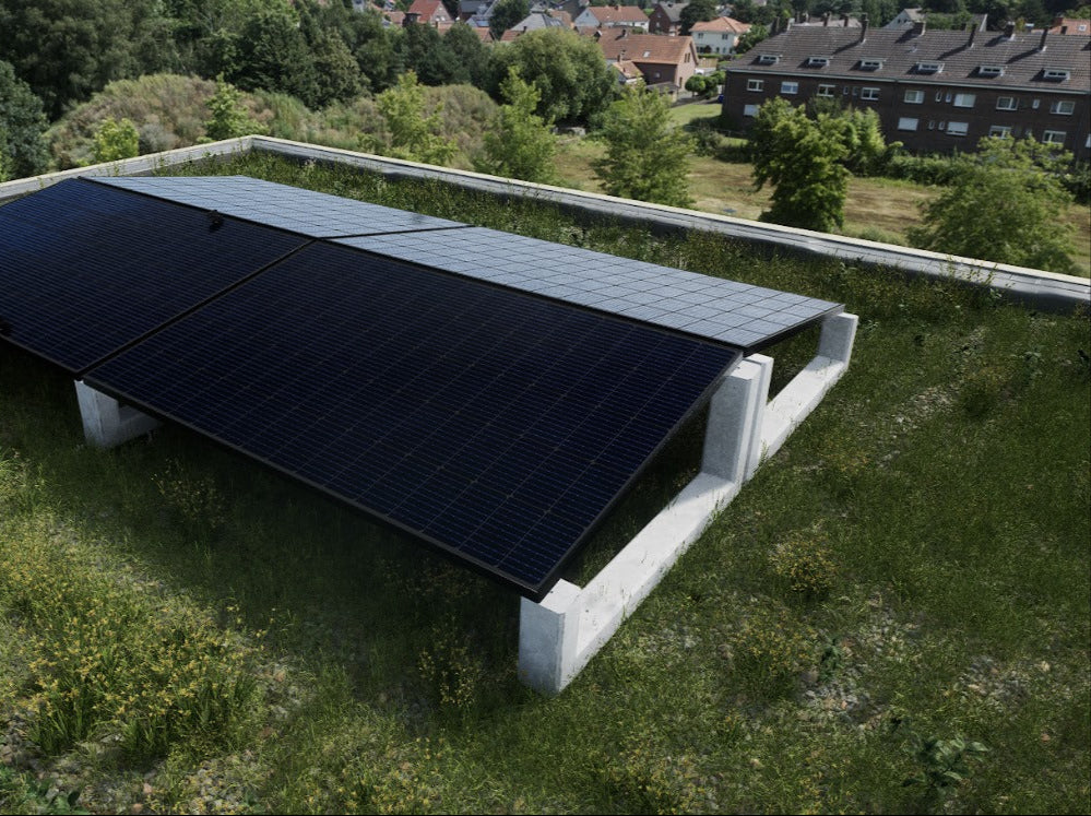 Gründach PV-Aufständerung WATTSTONE 10° XL aus Feinbeton ohne Zubehör (Copy)