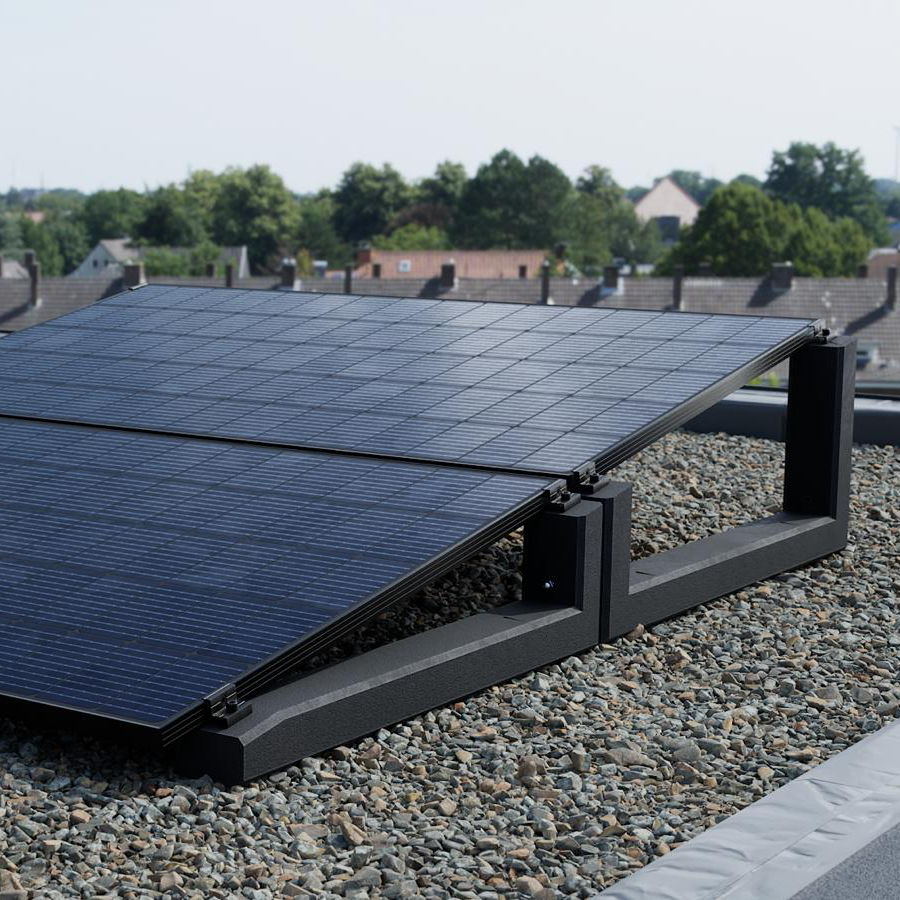 WATTSTONE 10° XL - Gründach PV-Aufständerung aus Feinbeton ohne Zubehör