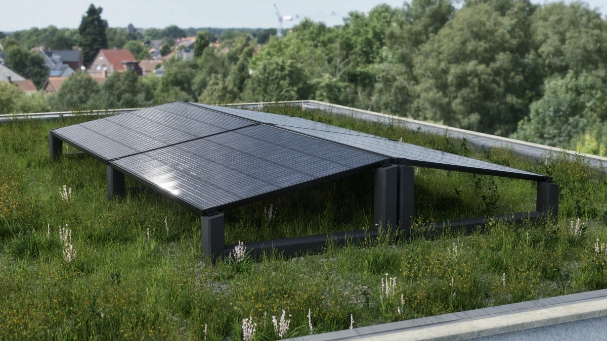 Wattstone 10°XL Komplettset für 4 PV-Module in Ost-West Ausrichtung