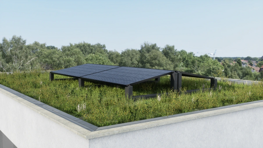 Wattstone 10°XL Komplettset für 4 PV-Module in Ost-West Ausrichtung