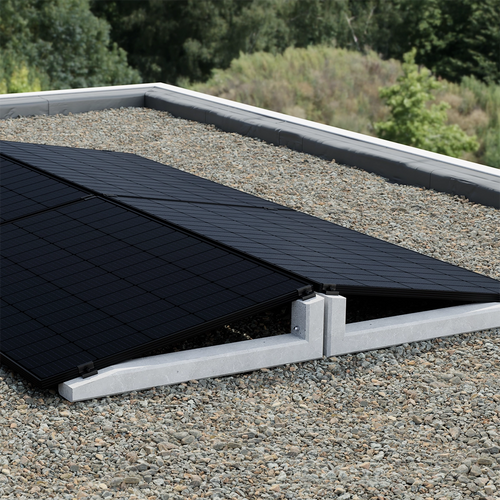 PV mounting WATTSTONE 10° made of fine concrete without accessories