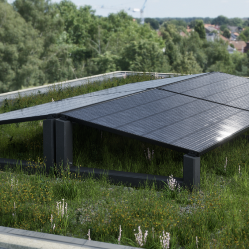 WATTSTONE 10° XL - Gründach PV-Aufständerung aus Feinbeton ohne Zubehör