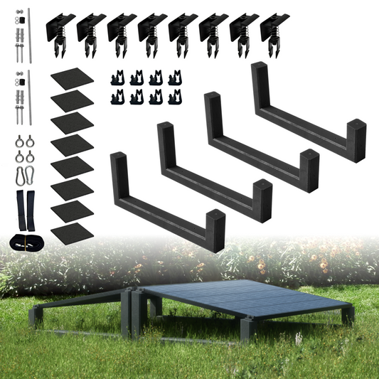 Wattstone 10°XL Komplettset für 2 PV-Module in Ost-West Ausrichtung