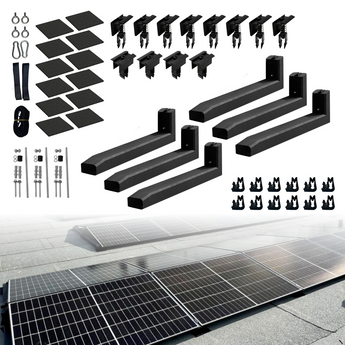 Wattstone 10°V2 Komplettset für 4 PV-Module in Ost-West Ausrichtung