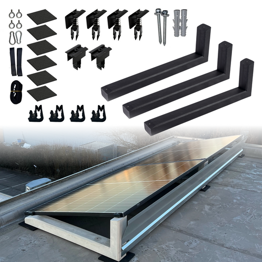 Wattstone 15° Komplettset für 2 PV-Module in Südausrichtung