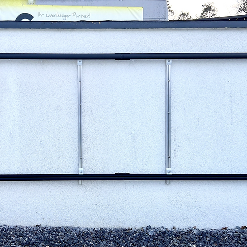 Wattstone Schienenverbinder-Set für WandPV-Einlegeschienen