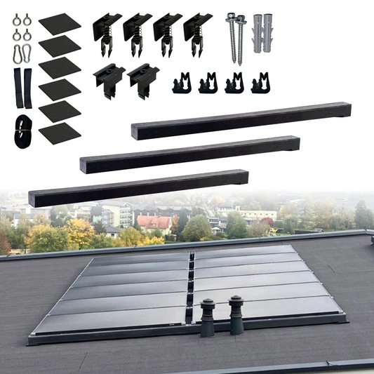 Wattstone 0° Komplettset für 2 PV-Module in Südausrichtung