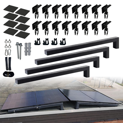 Wattstone 6° Komplettset für 4 PV-Module (horizontale Montage) in Ost-West Ausrichtung
