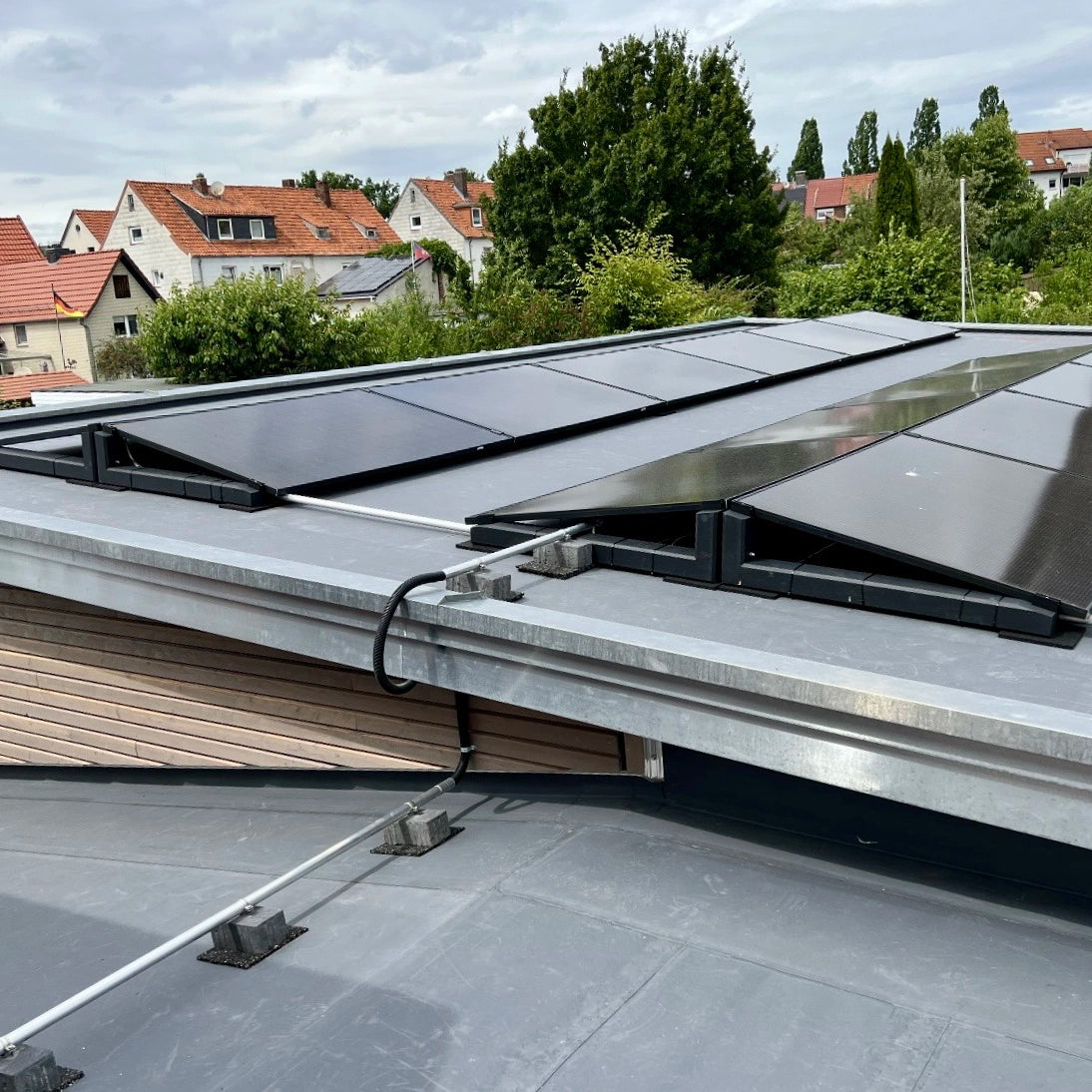 PV mounting WATTSTONE 10° made of fine concrete without accessories