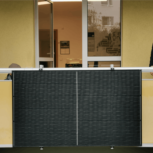 Wattstone Halterung P2 für Metallbalkone für 1 PV-Modul inkl. Absturzsicherung