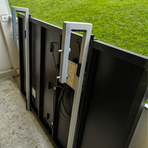 Wattstone Halterung P2 für Metallbalkone für 1 PV-Modul inkl. Absturzsicherung