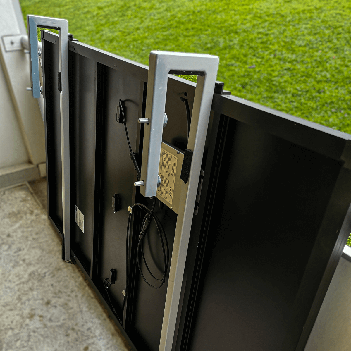 Wattstone Halterung P2 für Metallbalkone für 1 PV-Modul inkl. Absturzsicherung