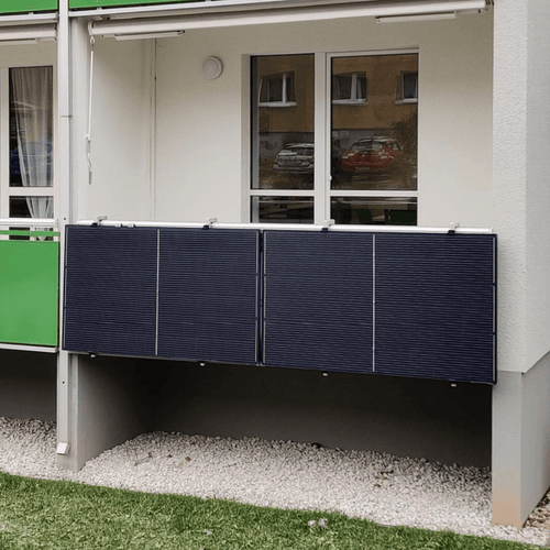 Wattstone Halterung P2 für Metallbalkone für 1 PV-Modul inkl. Absturzsicherung