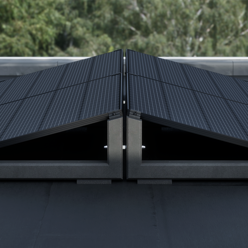 Wattstone 15° Komplettset für 2 PV-Module in Ost-West Ausrichtung