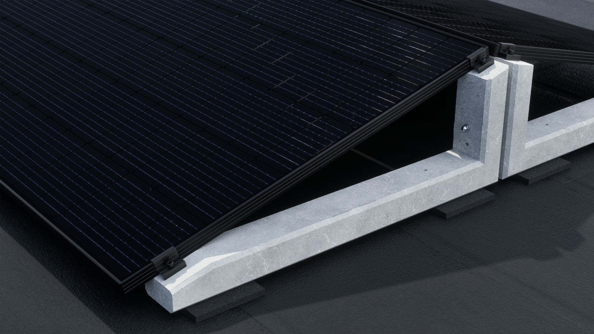 Wattstone 15° Komplettset für 2 PV-Module in Ost-West Ausrichtung