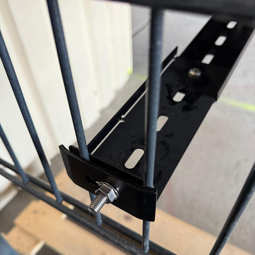 Fence PV Mounting Package Angled M3B for 2 PV Modules