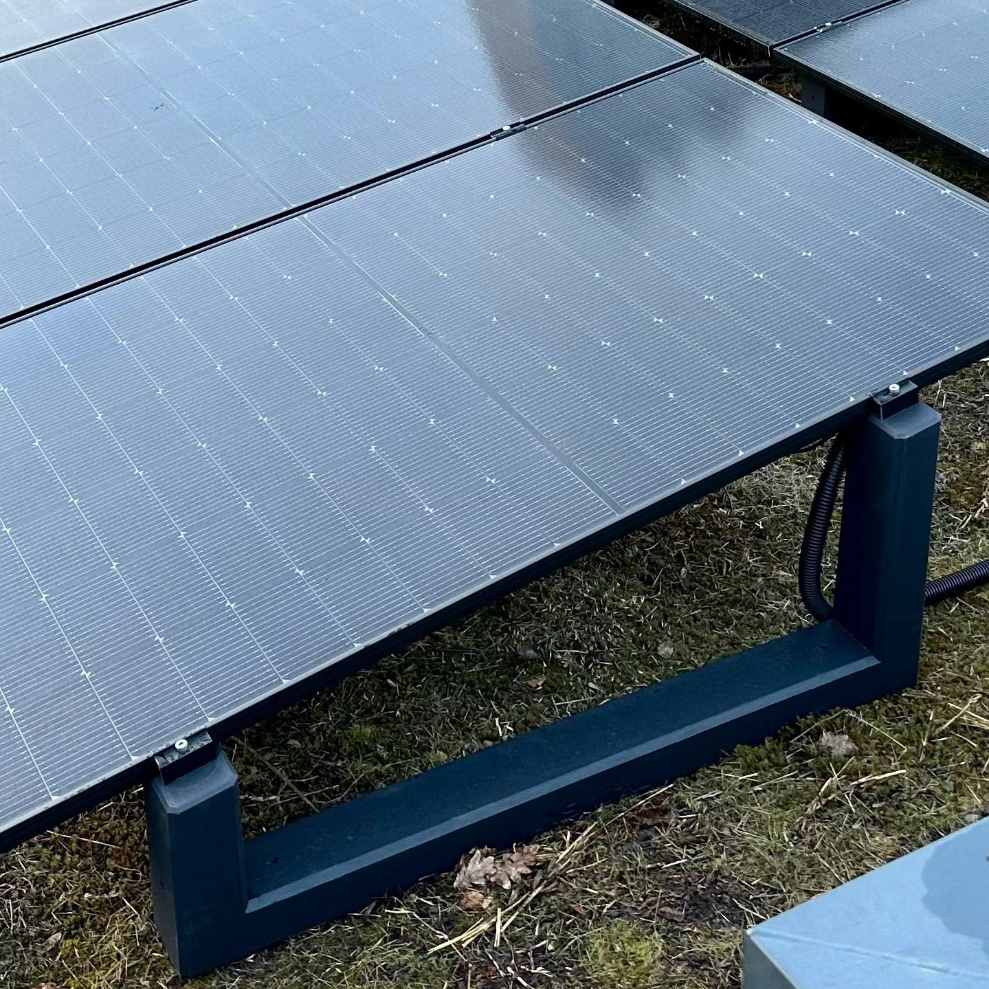 WATTSTONE 10° XL - Gründach PV-Aufständerung aus Feinbeton ohne Zubehör