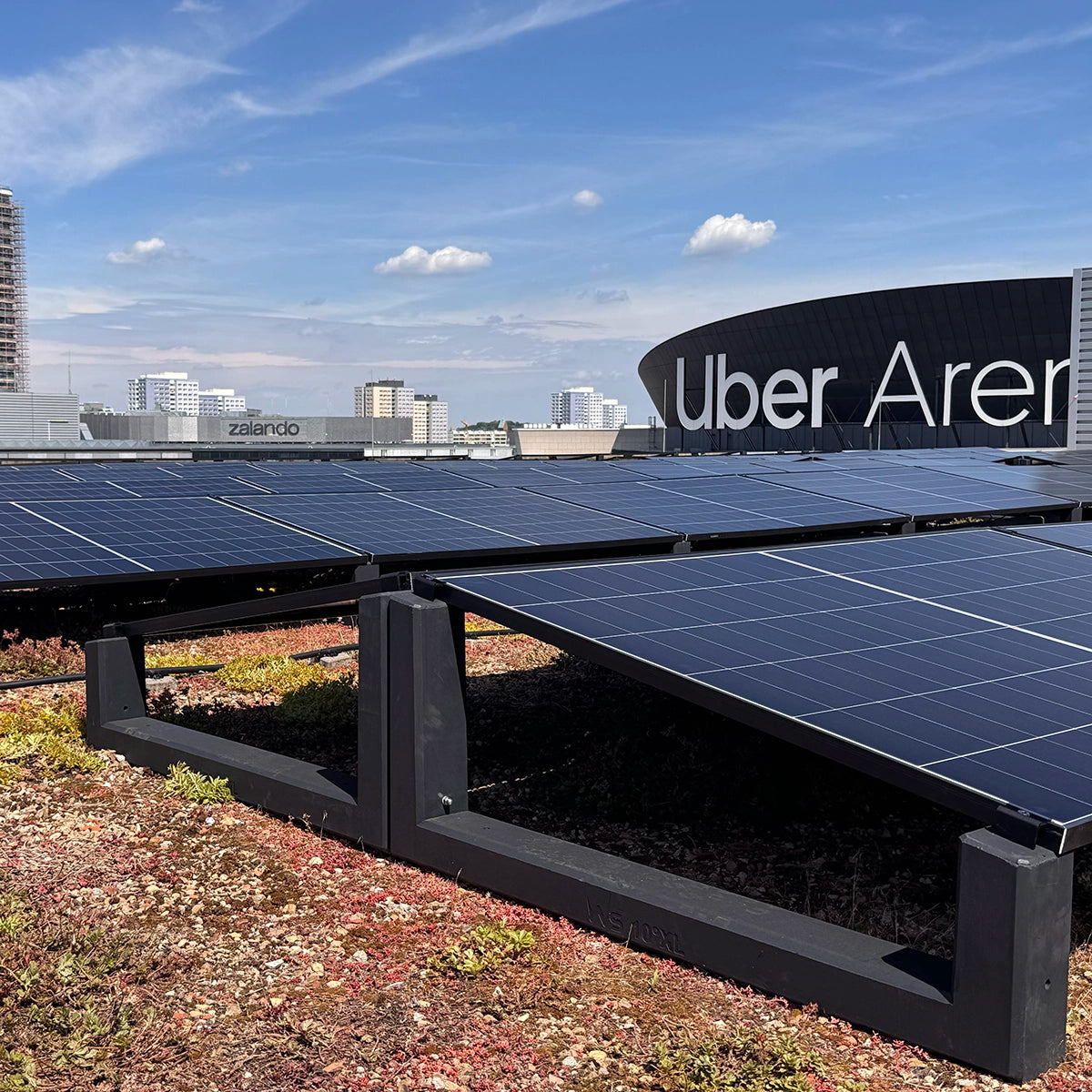 WATTSTONE 10° XL - Gründach PV-Aufständerung aus Feinbeton ohne Zubehör