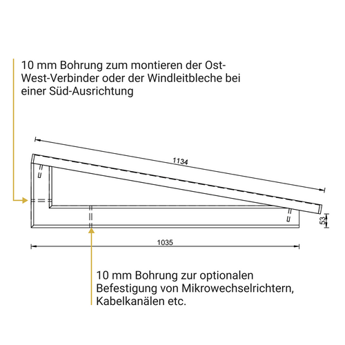 WATTSTONE 10° V2 - PV-Aufständerung aus Feinbeton ohne Zubehör