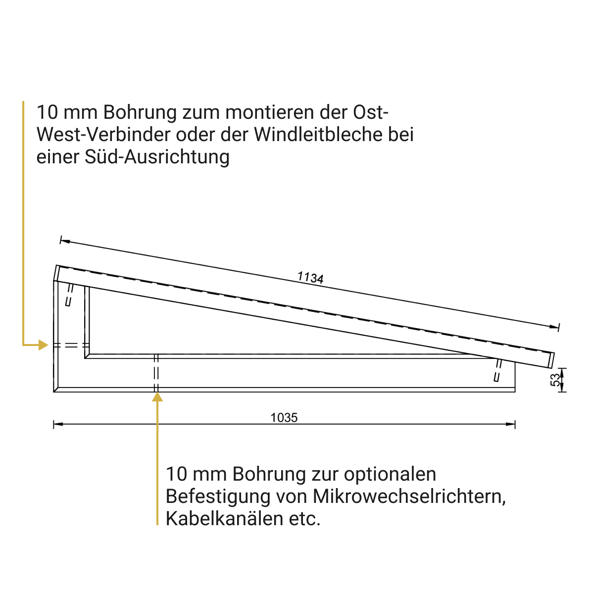 WATTSTONE 10° V2 - PV-Aufständerung aus Feinbeton ohne Zubehör