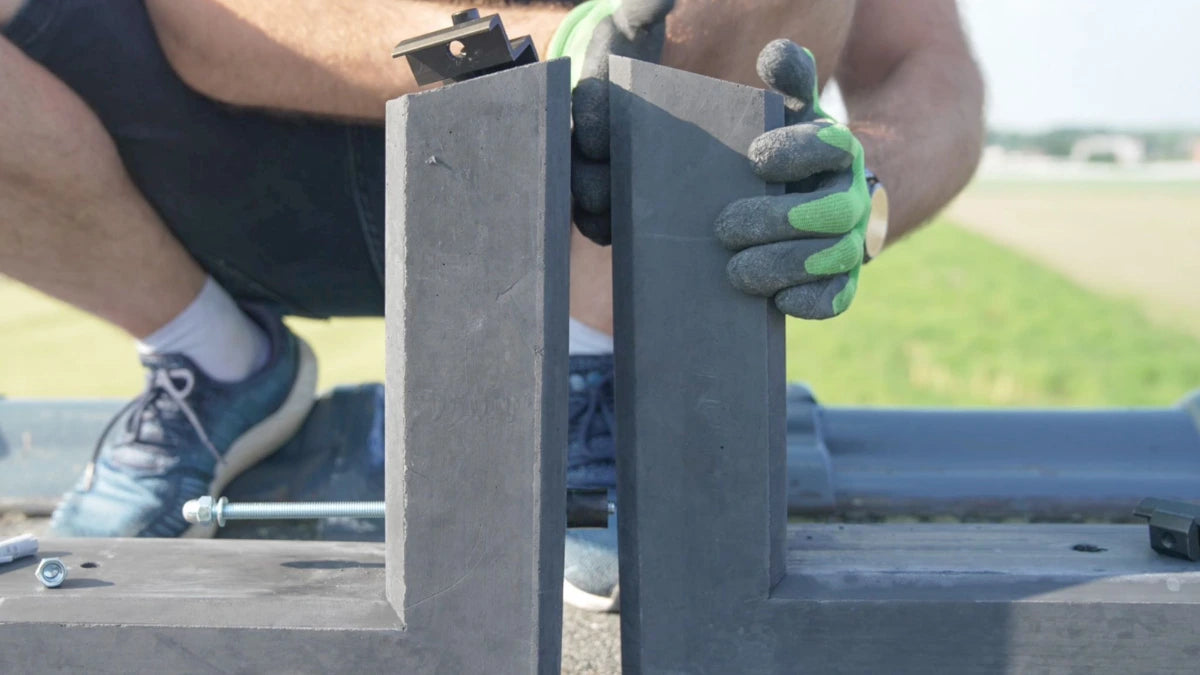 Wattstone 15° Komplettset für 2 PV-Module in Ost-West Ausrichtung