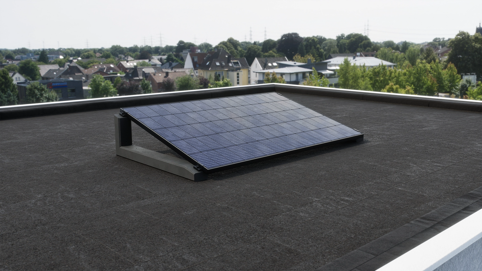 WATTSTONE 15° - PV-Aufständerung aus Feinbeton ohne Zubehör