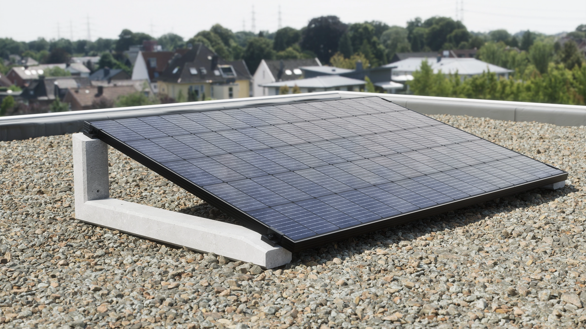 WATTSTONE 15° - PV-Aufständerung aus Feinbeton ohne Zubehör