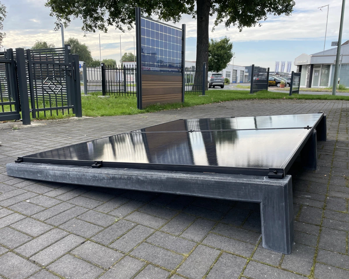 Wattstone 6° Komplettset für 2 PV-Module (vertikale Montage) in Südausrichtung