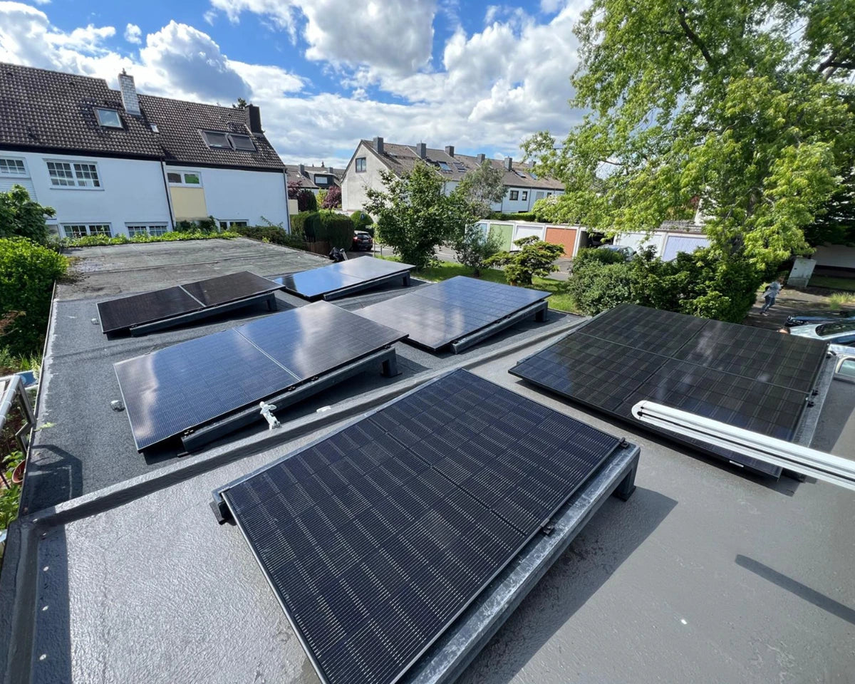Wattstone 6° Komplettset für 2 PV-Module (vertikale Montage) in Südausrichtung