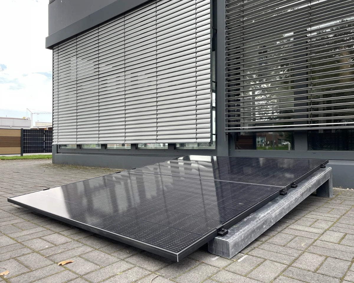 Wattstone 6° Komplettset für 2 PV-Module (horizontale Montage) in Südausrichtung