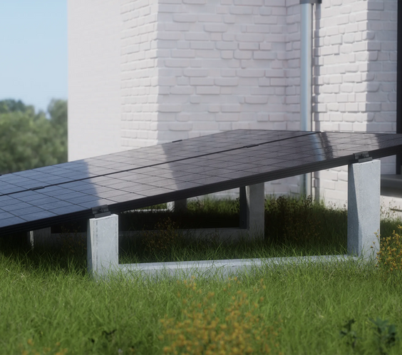 Gründach PV-Aufständerung WATTSTONE 10° XL aus Feinbeton ohne Zubehör (Copy)