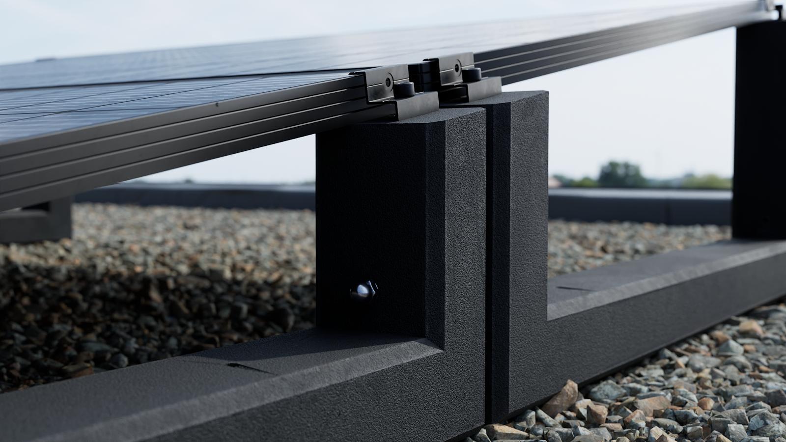 Gründach PV-Aufständerung WATTSTONE 10° XL aus Feinbeton ohne Zubehör (Copy)