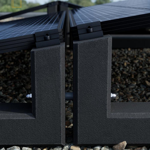 Gründach PV-Aufständerung WATTSTONE 10° XL aus Feinbeton ohne Zubehör (Copy)