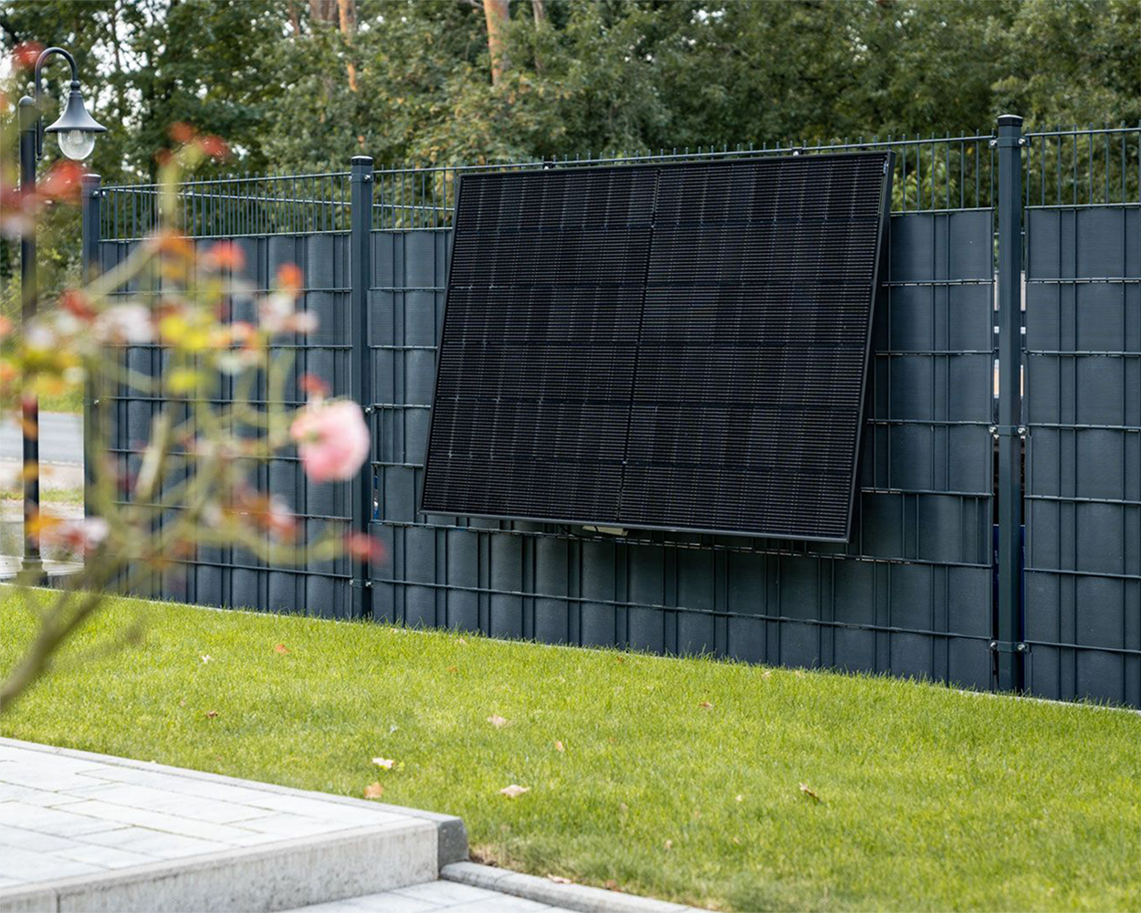 Fence PV Mounting Package Angled M3B for 2 PV Modules