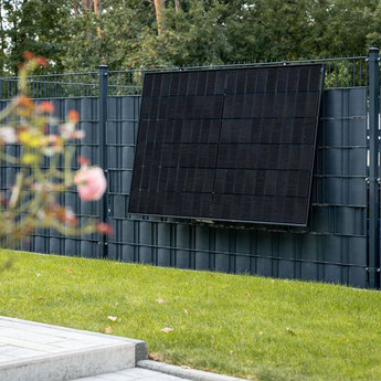 ZaunPV Flexx Montagepaket angewinkelt für 1 PV-Modul