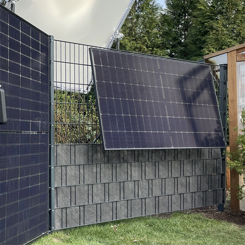 Fence PV Mounting Package Angled M3B for 2 PV Modules