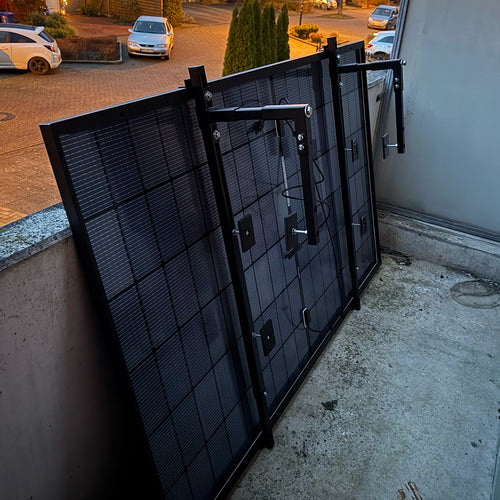 Wattstone Halterung C1018 V2 für Betonbalkone für 1 PV-Modul inkl. Absturzsicherung