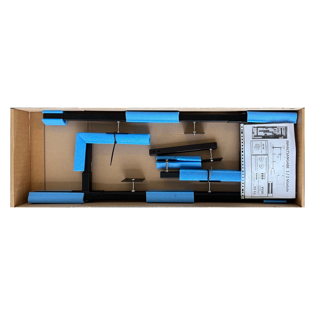 Wattstone Halterung C1018 V2 für Betonbalkone für 1 PV-Modul inkl. Absturzsicherung