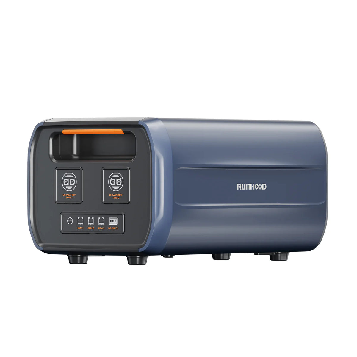 2,4 kWh RUNHOOD F2400 + 2,4 kWh RUNHOOD B2400 Erweiterungsbatterie / Balkonkraftwerk-Solar-Speicher mit integriertem Mikro-Wechselrichter / Batterie Portable Power Station