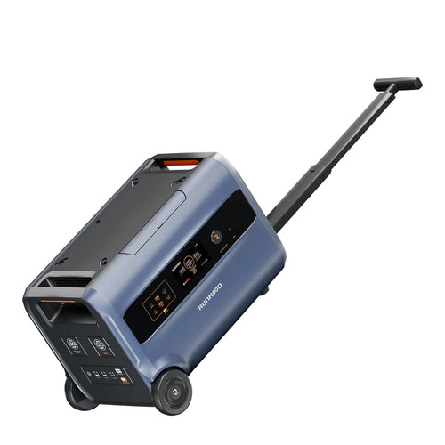 2,4 kWh RUNHOOD F2400 Balkonkraftwerk Solar-Speicher mit integriertem Mikro-Wechselrichter Batterie Portable Power Station