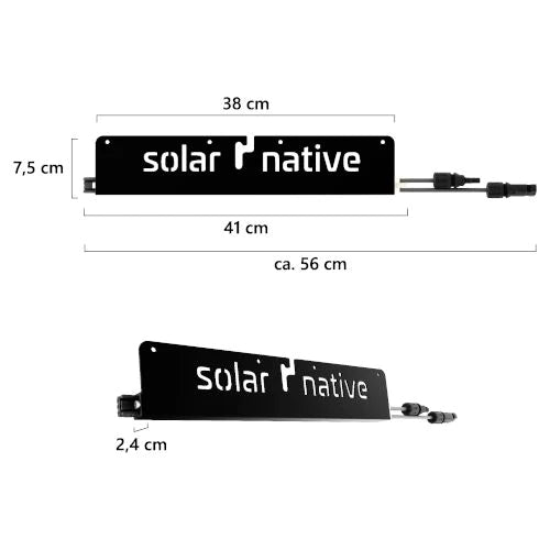 Solarnative PowerStick Balcony 350 Duo, WATTSTONE b2b