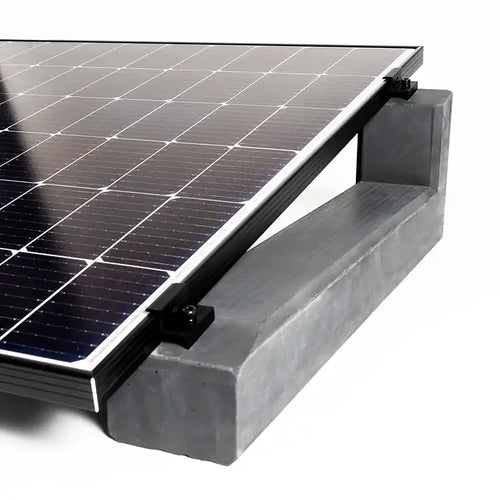 PV-opstelling WATTSTONE 10° van fijnbeton zonder accessoires