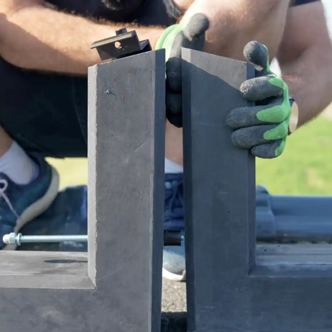 WATTSTONE 15° - PV-Aufständerung aus Feinbeton ohne Zubehör